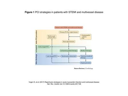 Figure 1 PCI strategies in patients with STEMI and multivessel disease