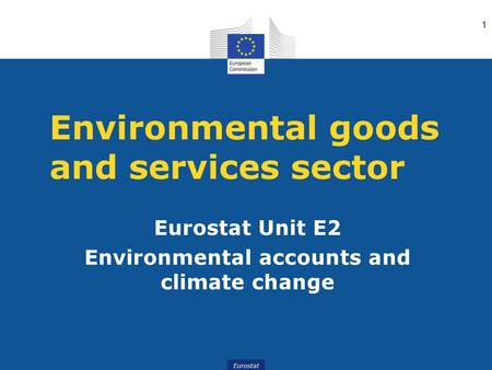 Environmental goods and services sector