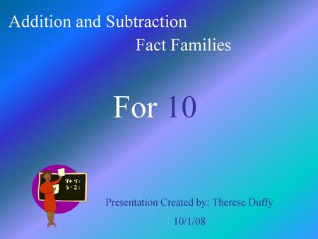Presentation Created by: Therese Duffy