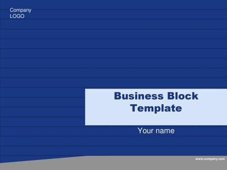 Business Block Template