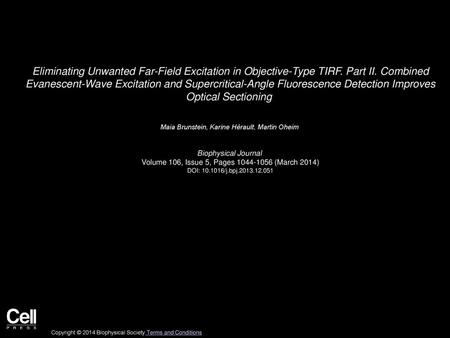 Eliminating Unwanted Far-Field Excitation in Objective-Type TIRF