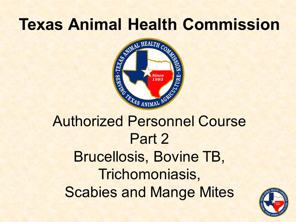 Texas Animal Health Commission - ppt download