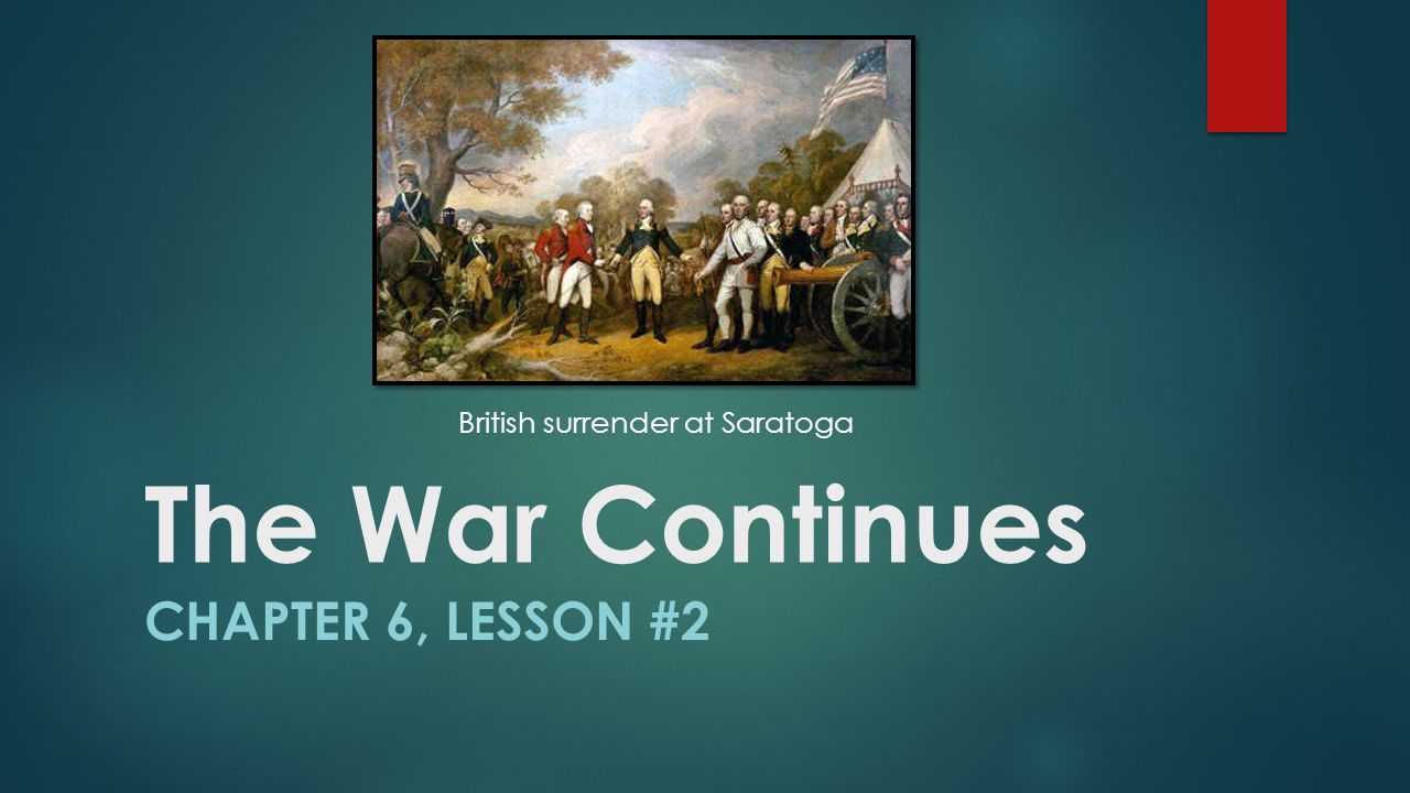 British Surrender At Saratoga Ppt Video Online Download