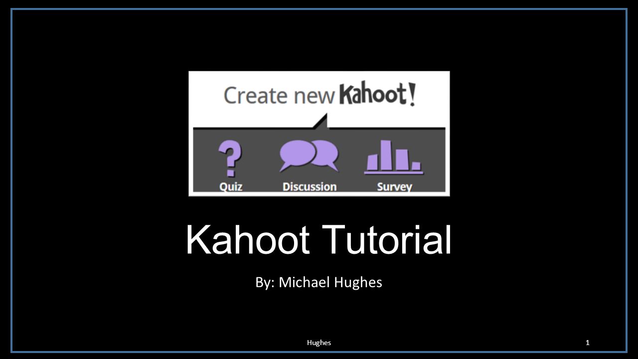 How to create a kahoot - tutorial 