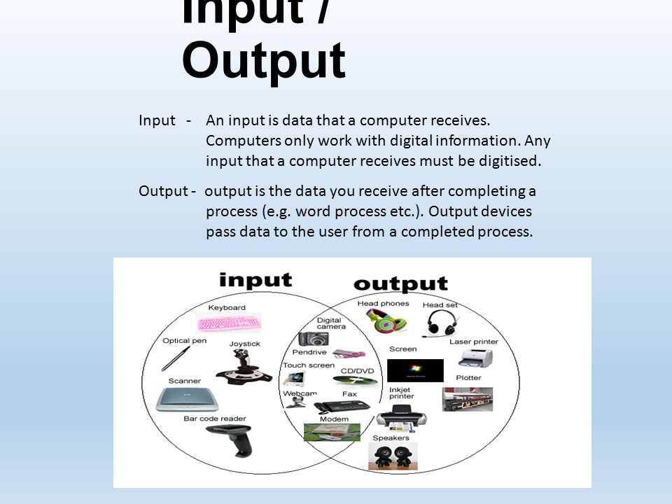 Output / Input