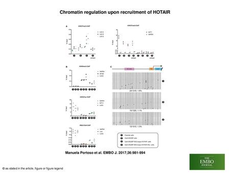 Chromatin regulation upon recruitment of HOTAIR