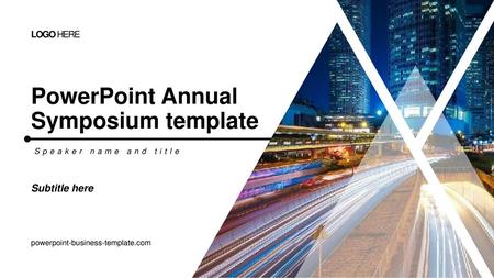 PowerPoint Annual Symposium template