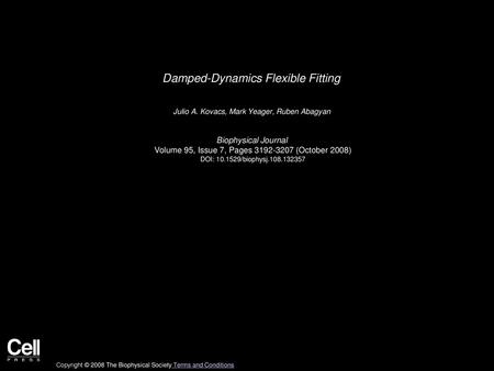 Damped-Dynamics Flexible Fitting