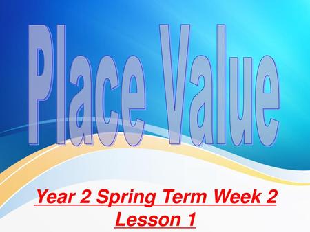 Year 2 Spring Term Week 2 Lesson 1