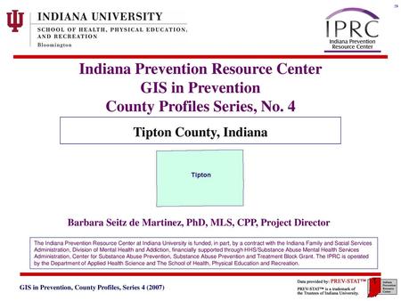 Tipton County Indiana Gis Jefferson County, Indiana - Ppt Download