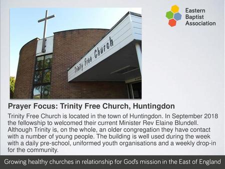 Prayer Focus: Trinity Free Church, Huntingdon