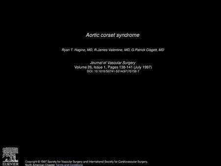 Aortic corset syndrome
