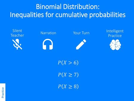 Binomial Distribution: Inequalities for cumulative probabilities