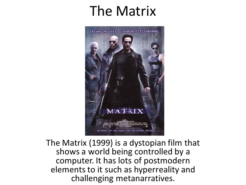 the matrix postmodernism