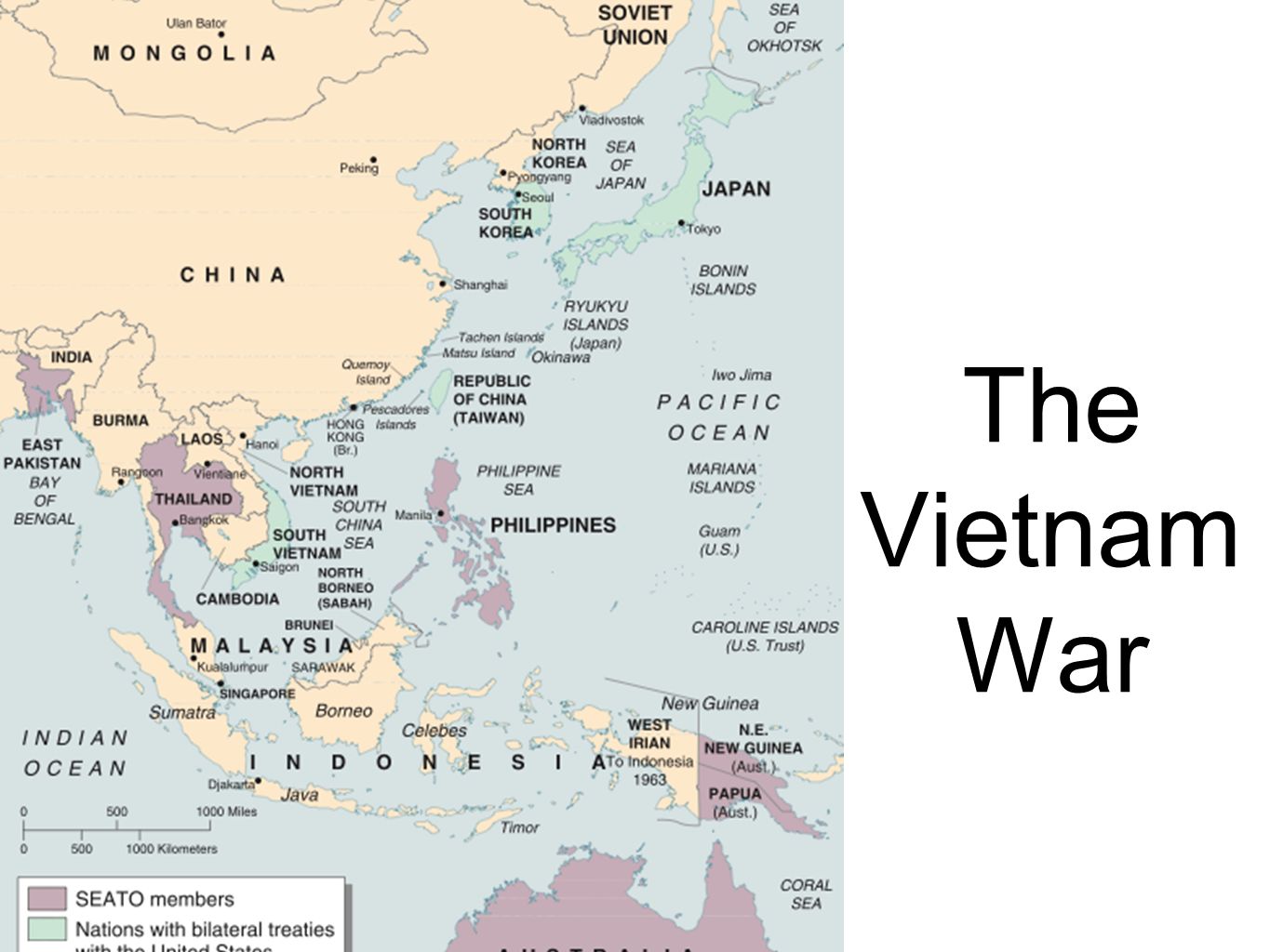 The Vietnam War. 1. Background Independent nation Colonized and 