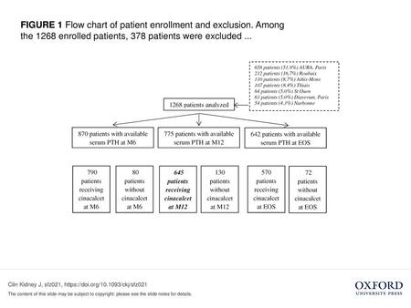 FIGURE 1 Flow chart of patient enrollment and exclusion