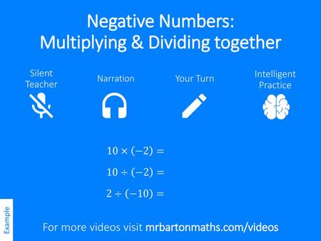Negative Numbers: Multiplying & Dividing together