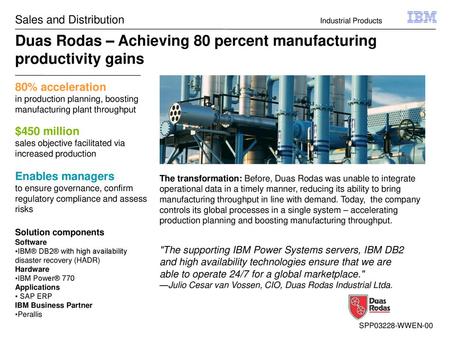 Duas Rodas – Achieving 80 percent manufacturing productivity gains