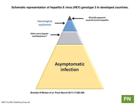 Schematic representation of hepatitis E virus (HEV) genotype 3 in developed countries. Schematic representation of hepatitis E virus (HEV) genotype 3 in.