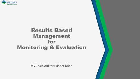 Results Based Monitoring Rbm Ppt Video Online Download