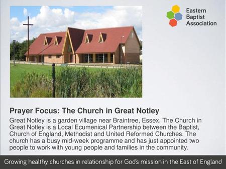Prayer Focus: The Church in Great Notley