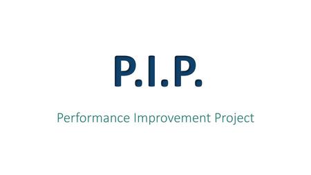 Performance Improvement Project