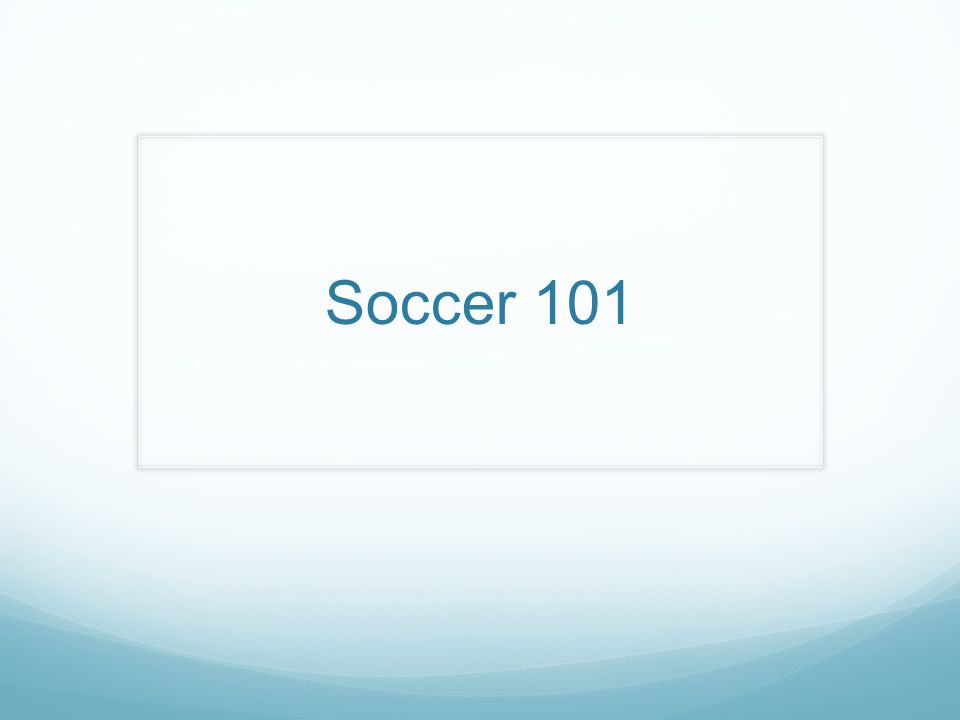 World Soccer 101