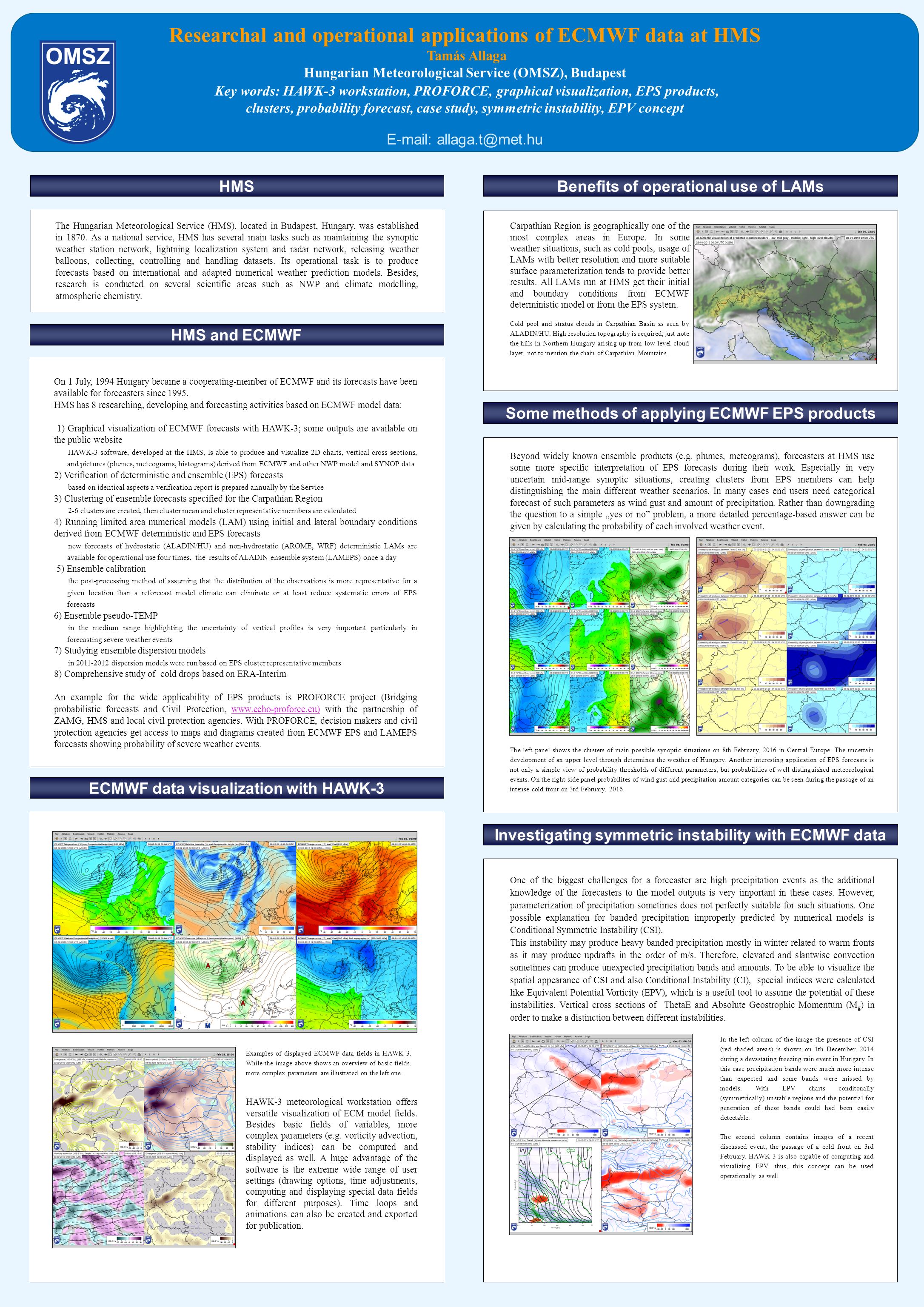 Researchal And Operational Applications Of Ecmwf Data At Hms Tamas Allaga Hungarian Meteorological Service Omsz Budapest Key Words Hawk 3 Workstation Ppt Download