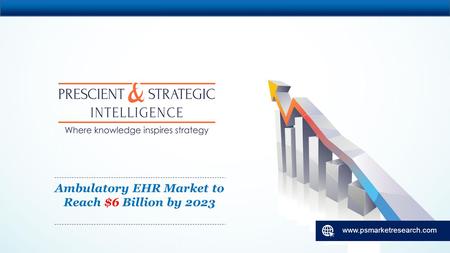Ambulatory EHR Market to Reach $6 Billion by 2023.