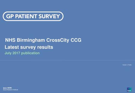 NHS Birmingham CrossCity CCG