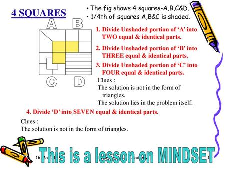 Four Squares Questions