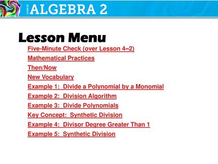 Polynomials Ppt Video Online Download