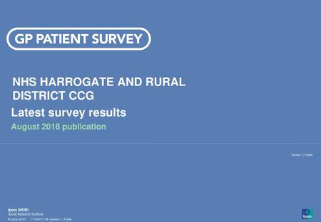 NHS HARROGATE AND RURAL DISTRICT CCG