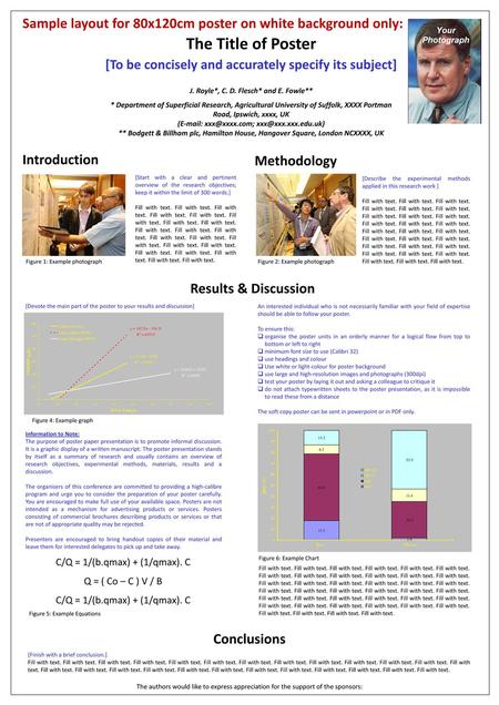 60 X 90 Cm Sample Poster Template The Title Of Poster Ppt Download