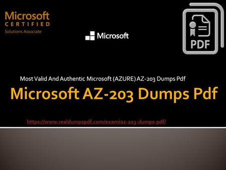 Most Valid And Authentic Microsoft (AZURE) AZ-203 Dumps Pdf