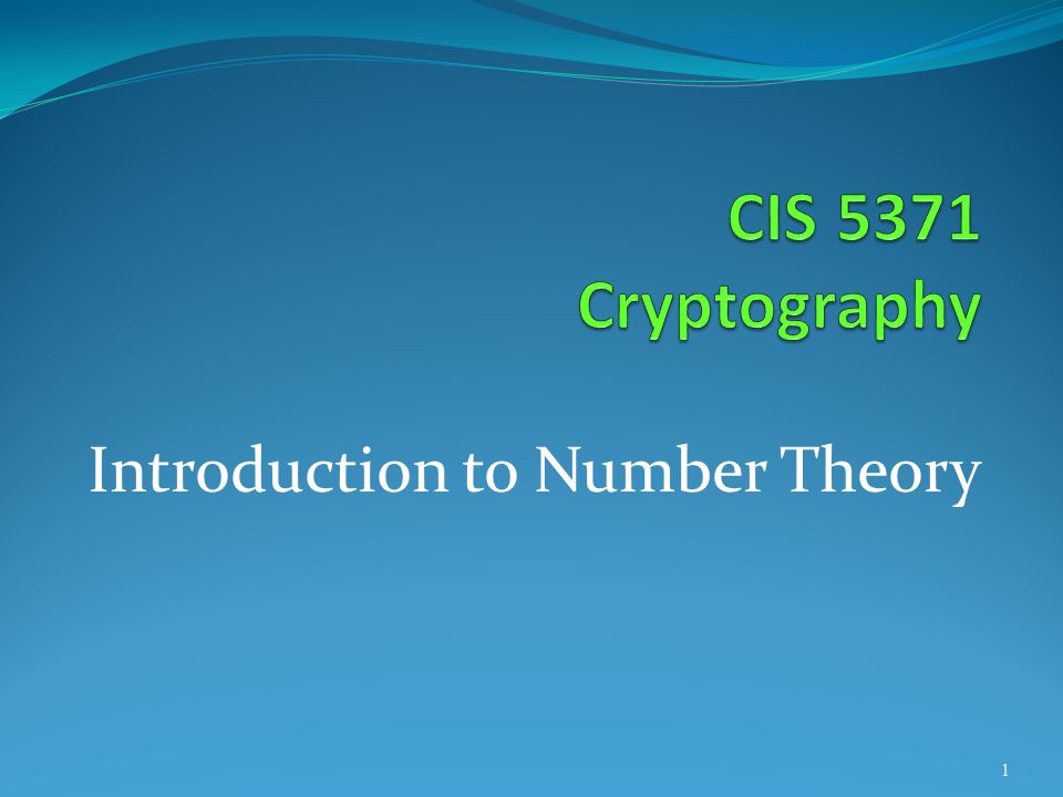 basic number theory powerpoint basic number theory powerpoint