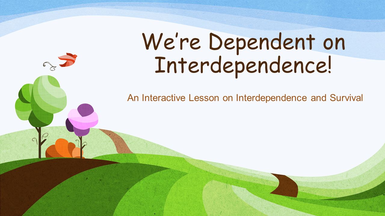 We're Dependent on Interdependence! - ppt download