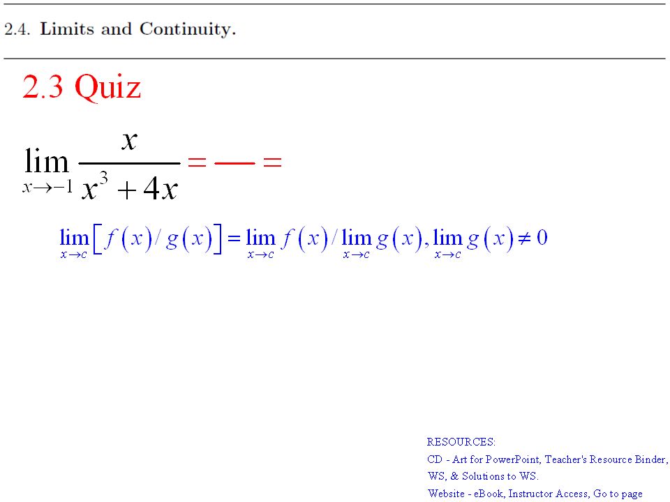 Definition Continuity At A Point F X Is Defined On An Open Interval Containingopen Interval X C If Then F Is Continuous At X C If The Limit Does Ppt Download