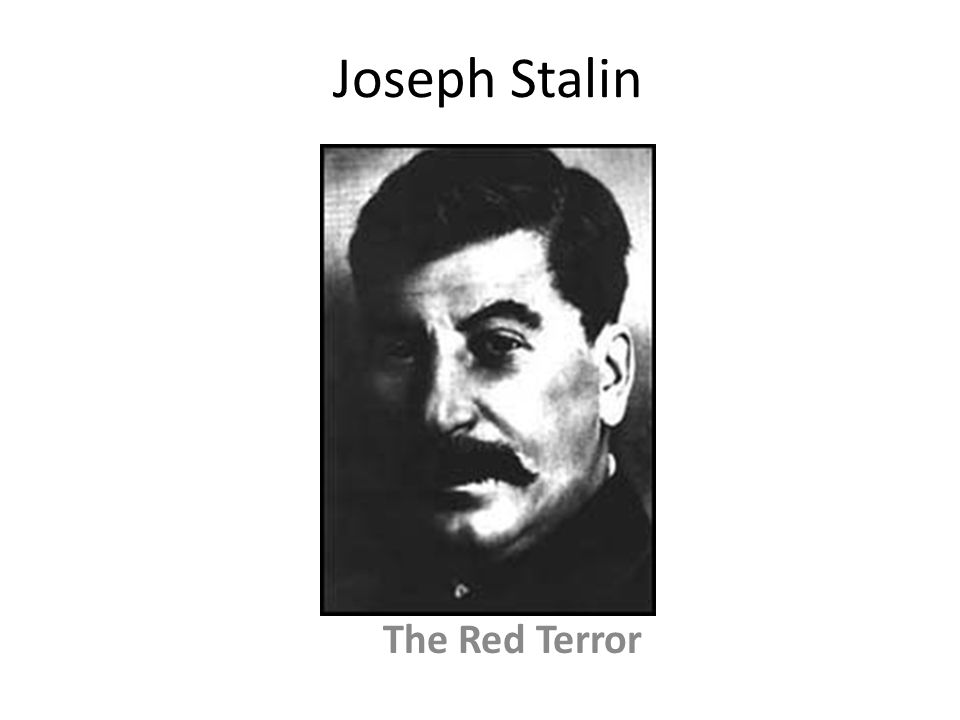 Stalin The Red Terror. Life Born Iosif Vissarionovich Dzhugashvili in Gori, Georgia in His 3 older brothers all died. He was a sickly. - ppt download