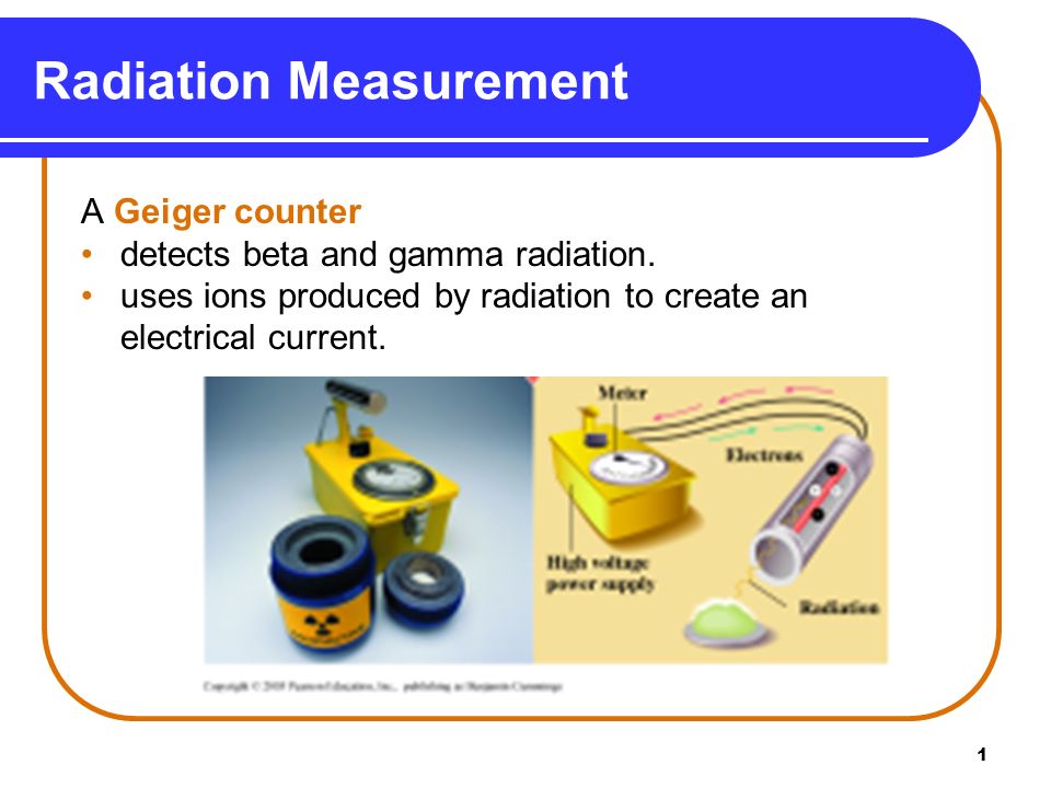 Radiation Measurement - ppt video online download