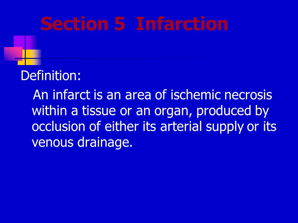 Infarction meaning