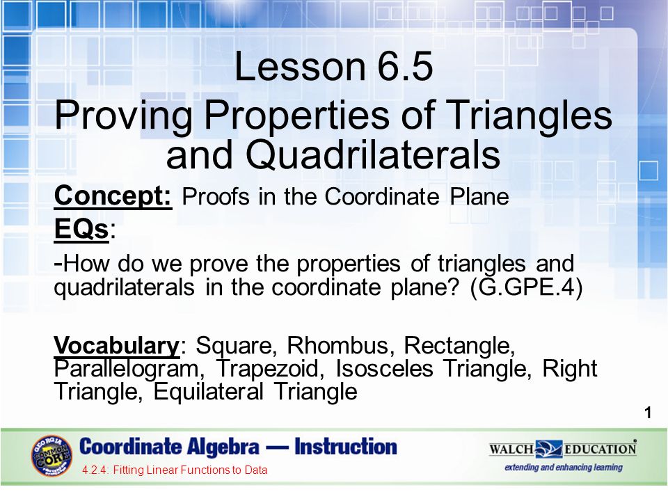 Parallelogram, Proofs, Theorems & Formulas - Video & Lesson Transcript