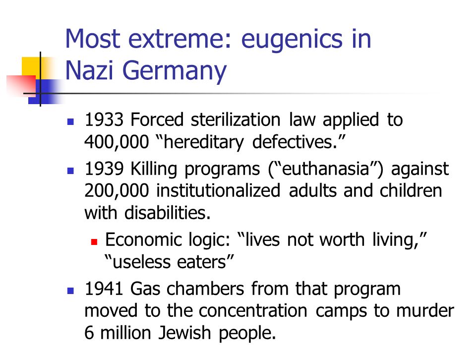 Image result for nazi germany eugenics practices