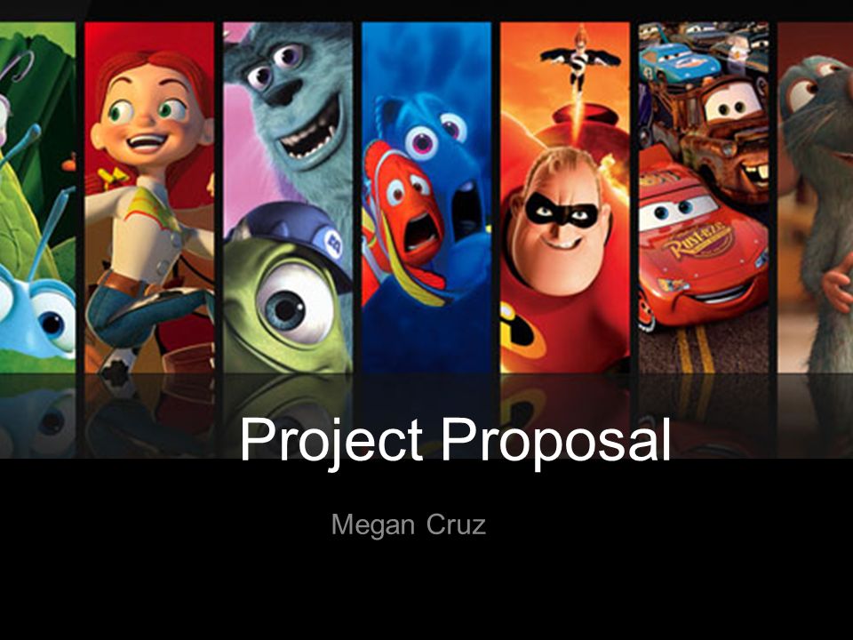 Project Proposal Megan Cruz. 3D Animated Film Target Audience: Children (12  and under) Length of Film: 5-10 minutes 3-5 Main Characters. - ppt download