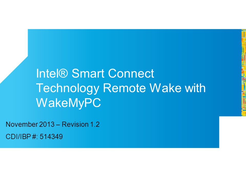 should i install intel smart connect technology should i install intel smart connect technology