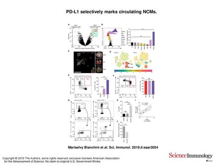 PD-L1 selectively marks circulating NCMs.