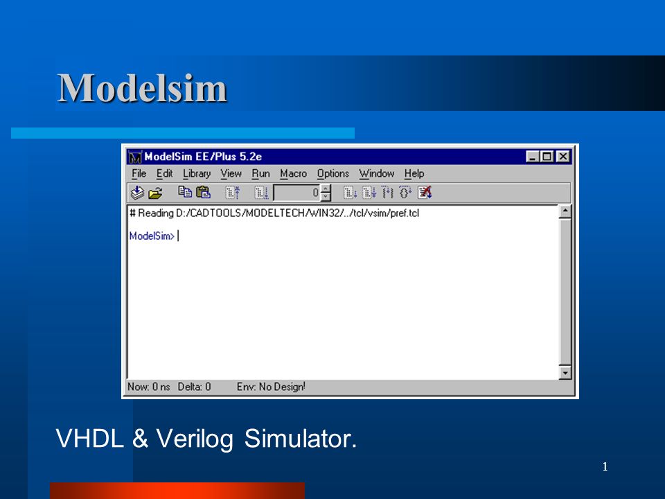 modeltech modelsim