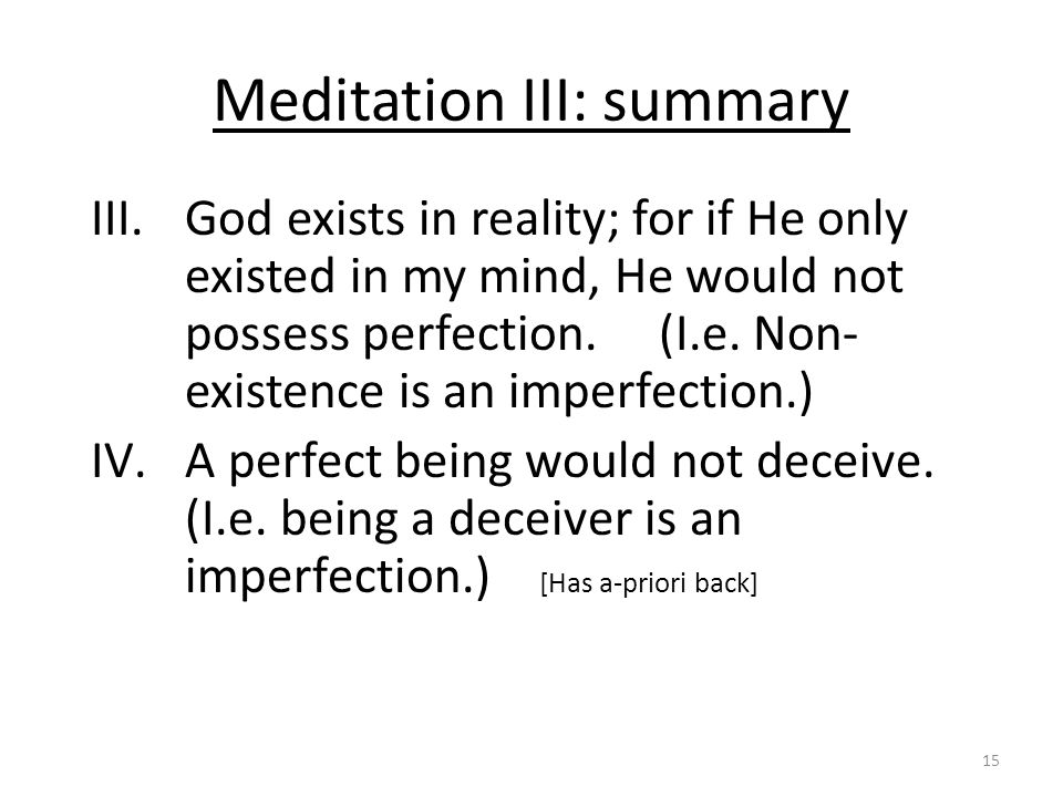 rene descartes meditations summary