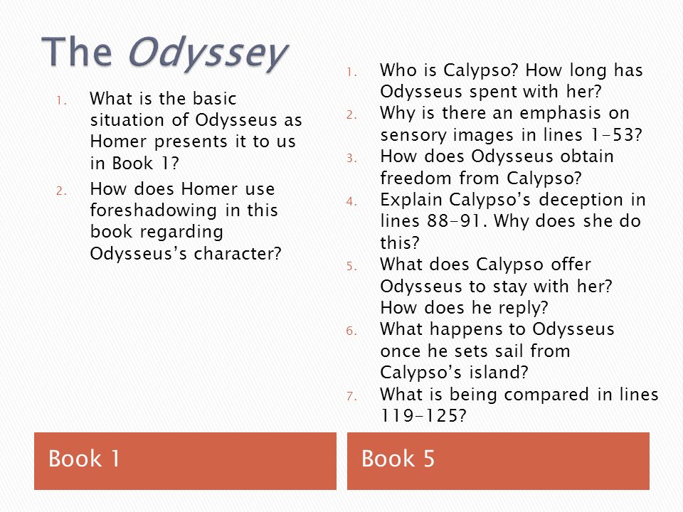 what does calypso offer odysseus