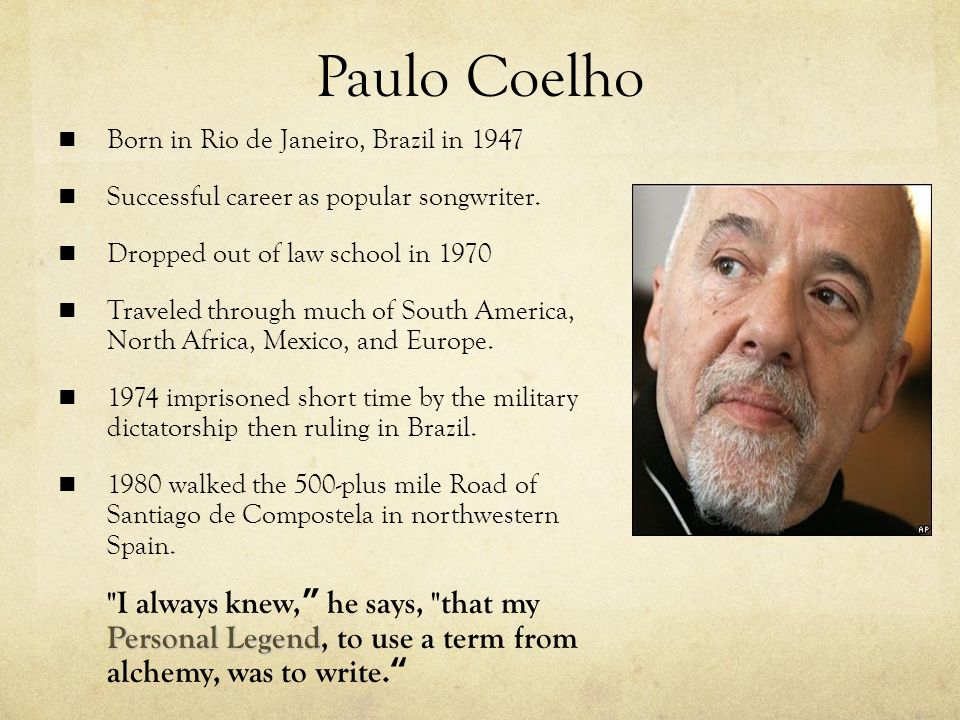 The Alchemist By Paulo Coelho Ppt Video Online Download